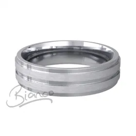 Special Designer Platinum Wedding Ring Miele 
